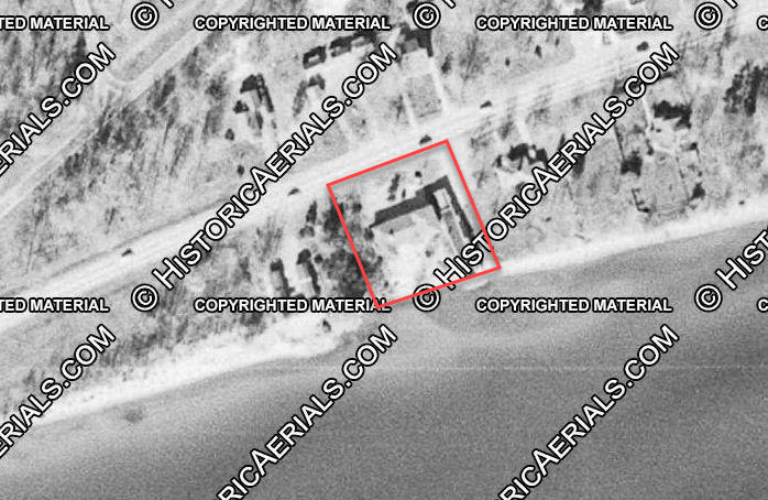 Sands Motel - 1953 Aerial (newer photo)